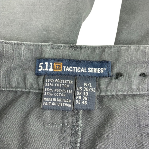 30x32 5.11 Tactical Series Grey Cargo Pants - Picture 8 of 11
